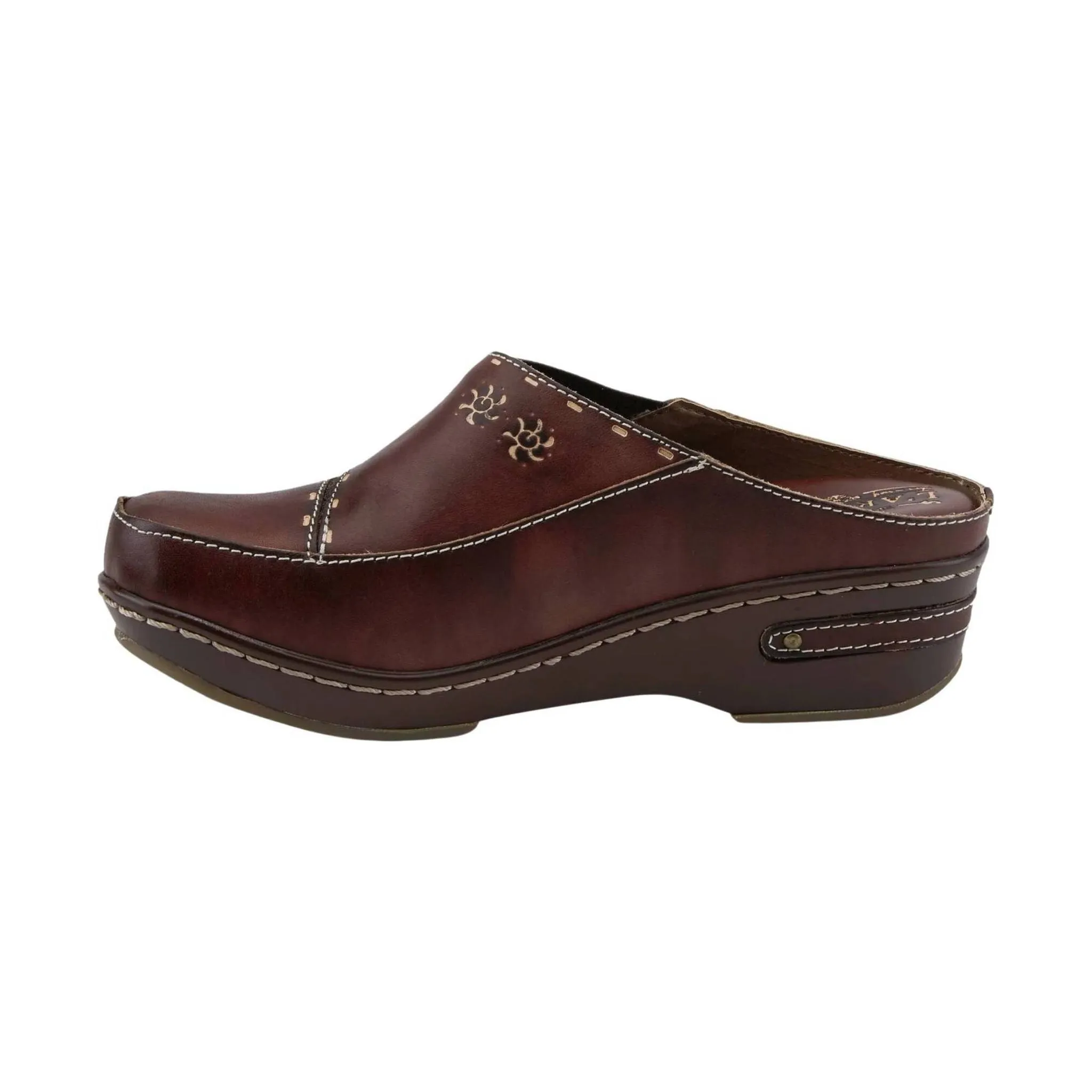 Spring Step L'artiste Women's Chino Clog - Brown