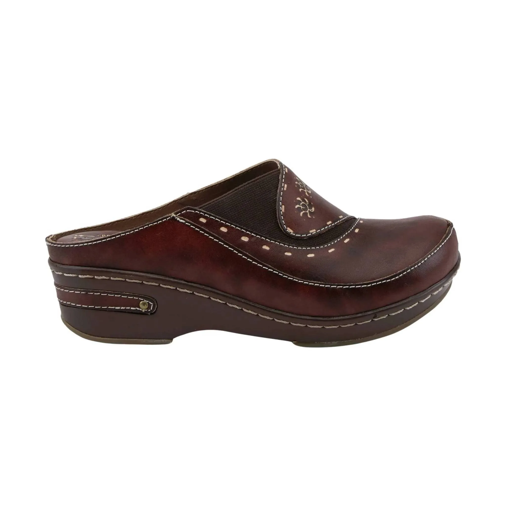 Spring Step L'artiste Women's Chino Clog - Brown