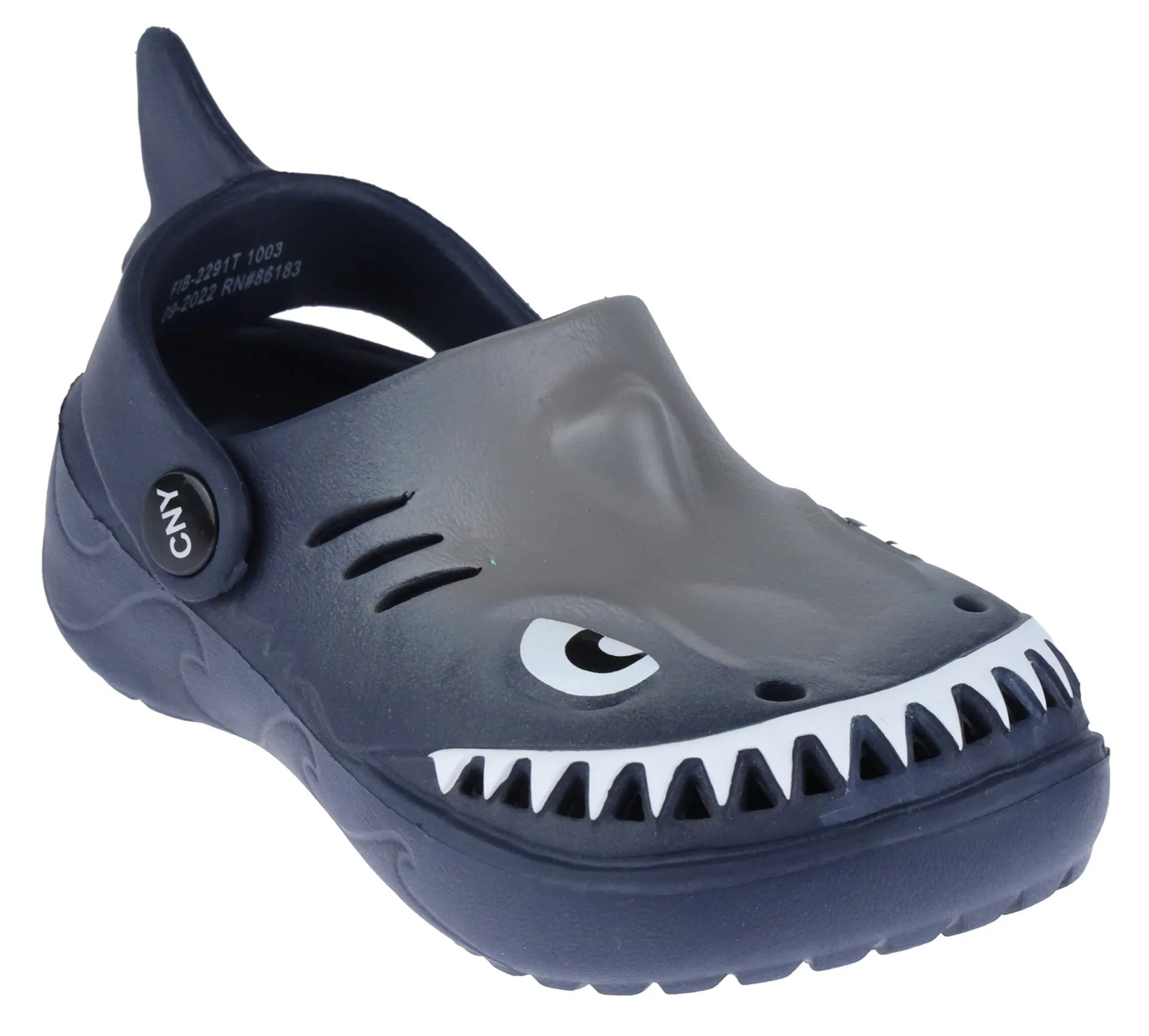 Toddler Boys Cool Shark Injected EVA Clog