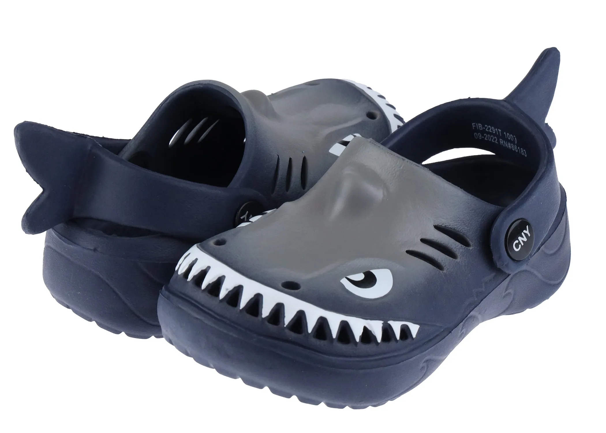 Toddler Boys Cool Shark Injected EVA Clog