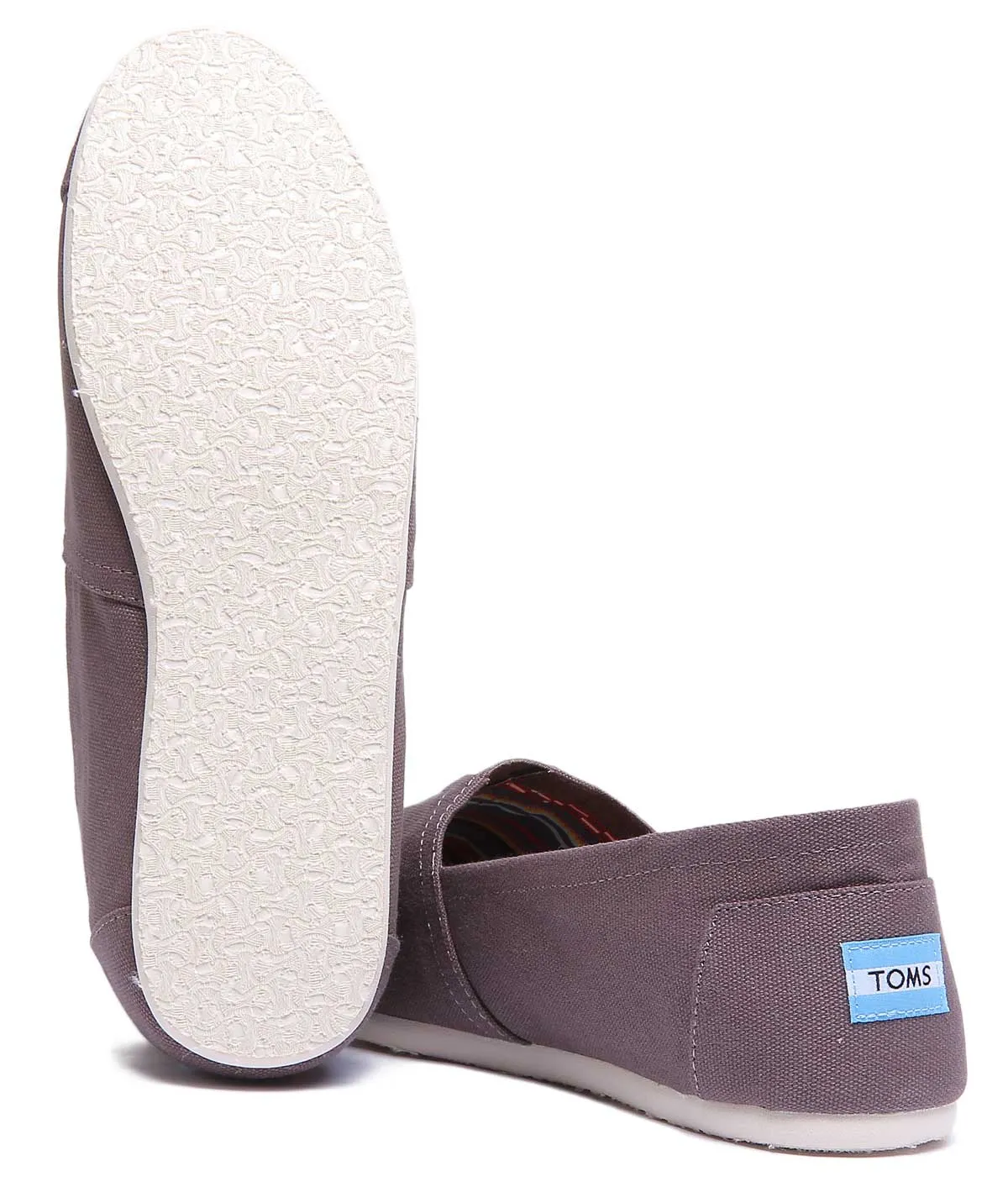 Toms Classic Slip On In Grey