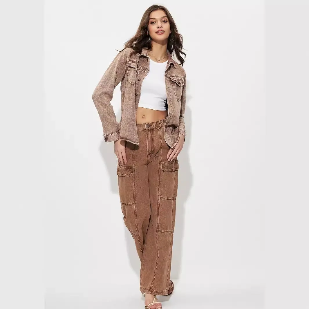 Trendy Oversized Denim Jacket with Effortless Casual Vibes