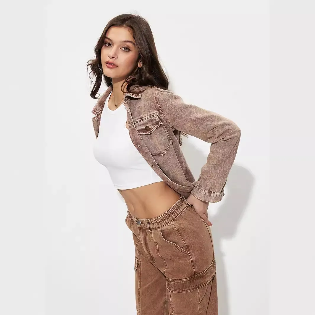 Trendy Oversized Denim Jacket with Effortless Casual Vibes