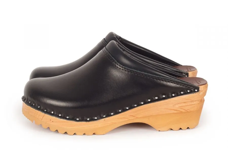 Troentorp | Rembrandt Black Clogs | Ideal Natural