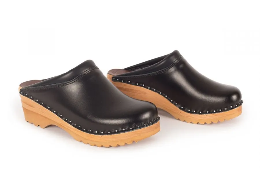 Troentorp | Rembrandt Black Clogs | Ideal Natural