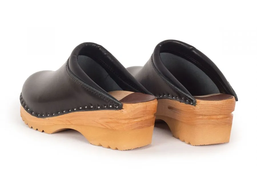 Troentorp | Rembrandt Black Clogs | Ideal Natural