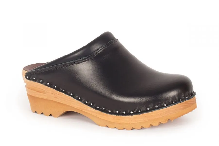 Troentorp | Rembrandt Black Clogs | Ideal Natural
