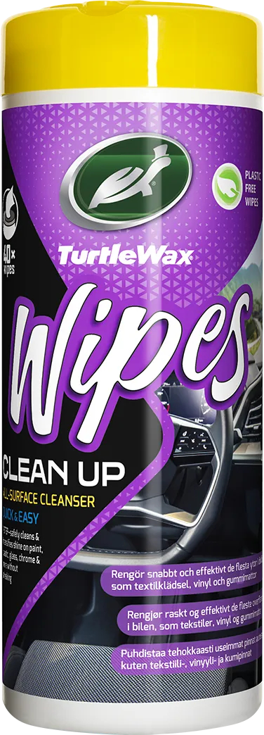 TURTLE WAX CLEAN-UP WIPES