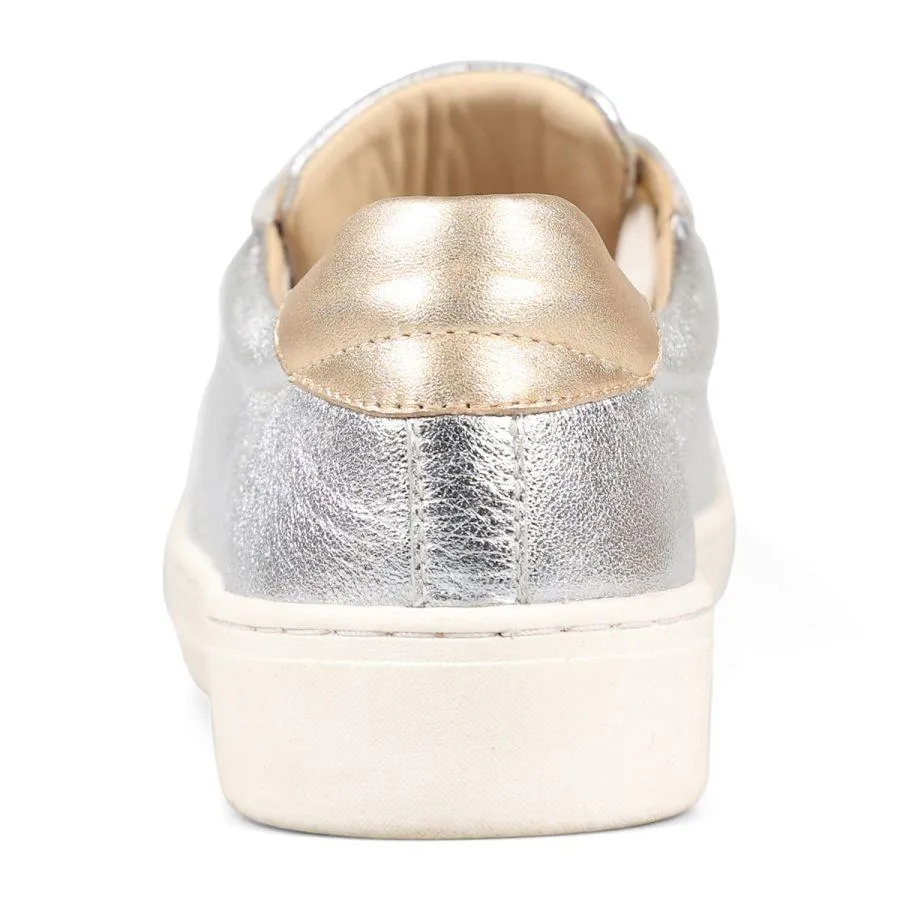 Van Dal 3517 Teddy Lace Up Trainers - Metallic Leather
