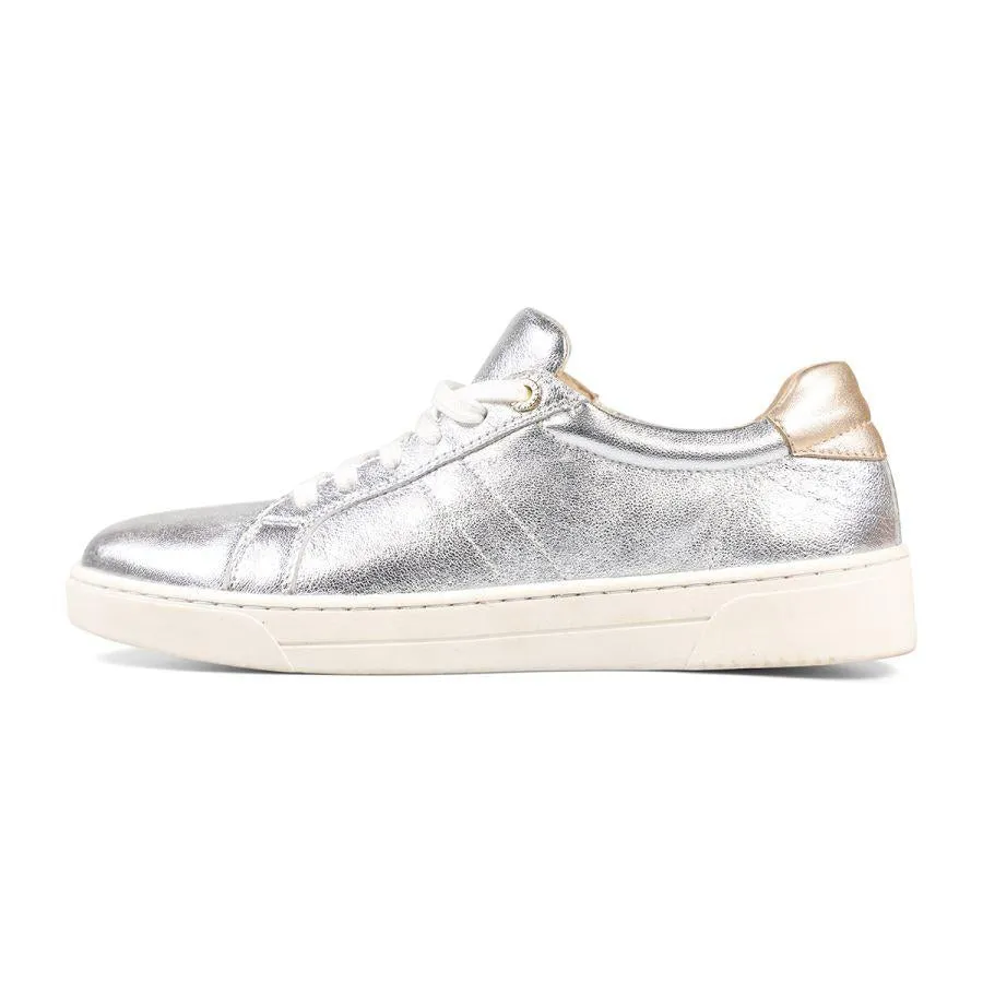Van Dal 3517 Teddy Lace Up Trainers - Metallic Leather