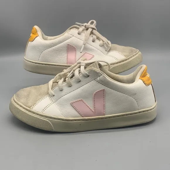 VEJA WOMENS CAMPO CLASSIC TRAINERS IN EXTRA WHITE SUN SIZE 3