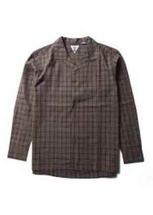 Vissla Derrick Disney Undefined Lines Eco LS Shirt - Chocolate