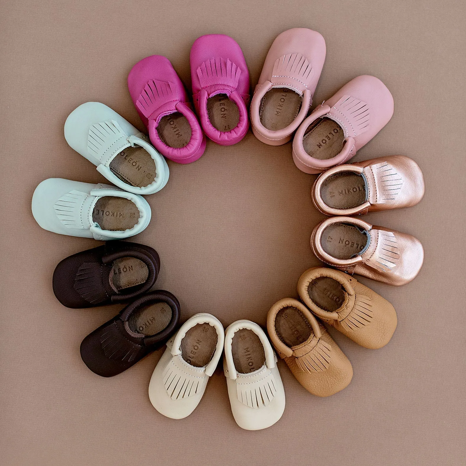 WMK221652 - Baby Moccasins Jazzy [Baby Leather Shoes]