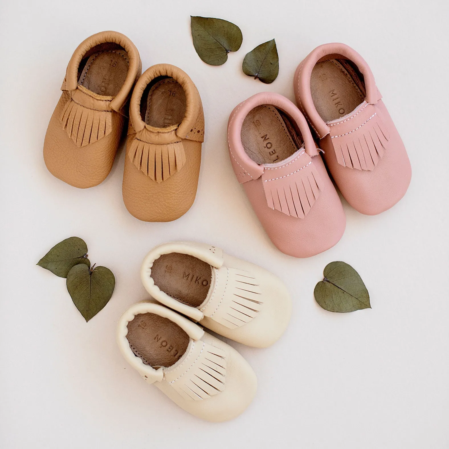 WMK221652 - Baby Moccasins Jazzy [Baby Leather Shoes]