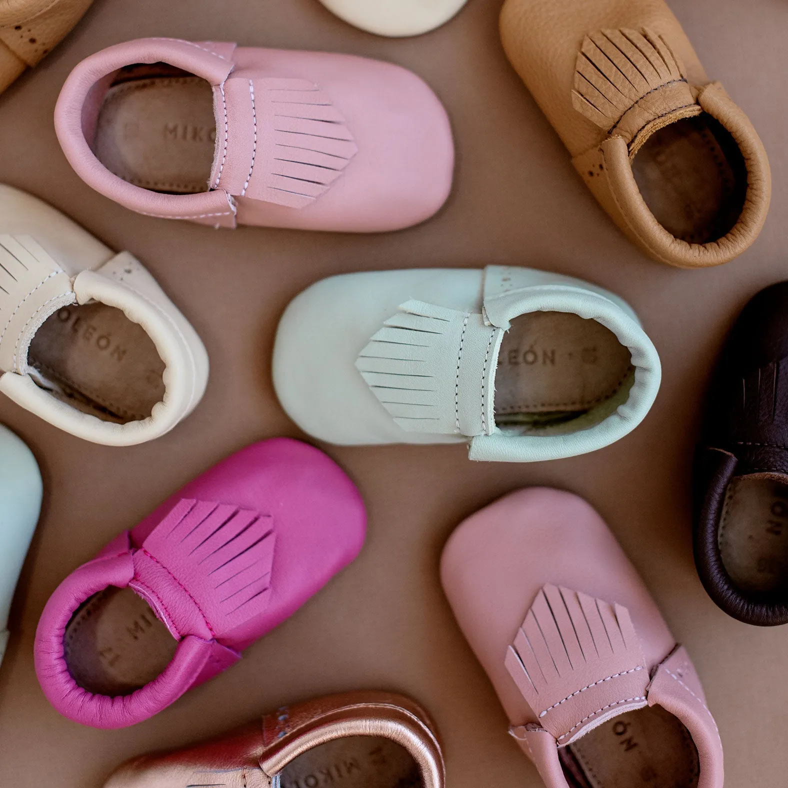 WMK221652 - Baby Moccasins Jazzy [Baby Leather Shoes]