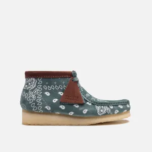 WMNS WALLABEE - GREEN PAISLEY