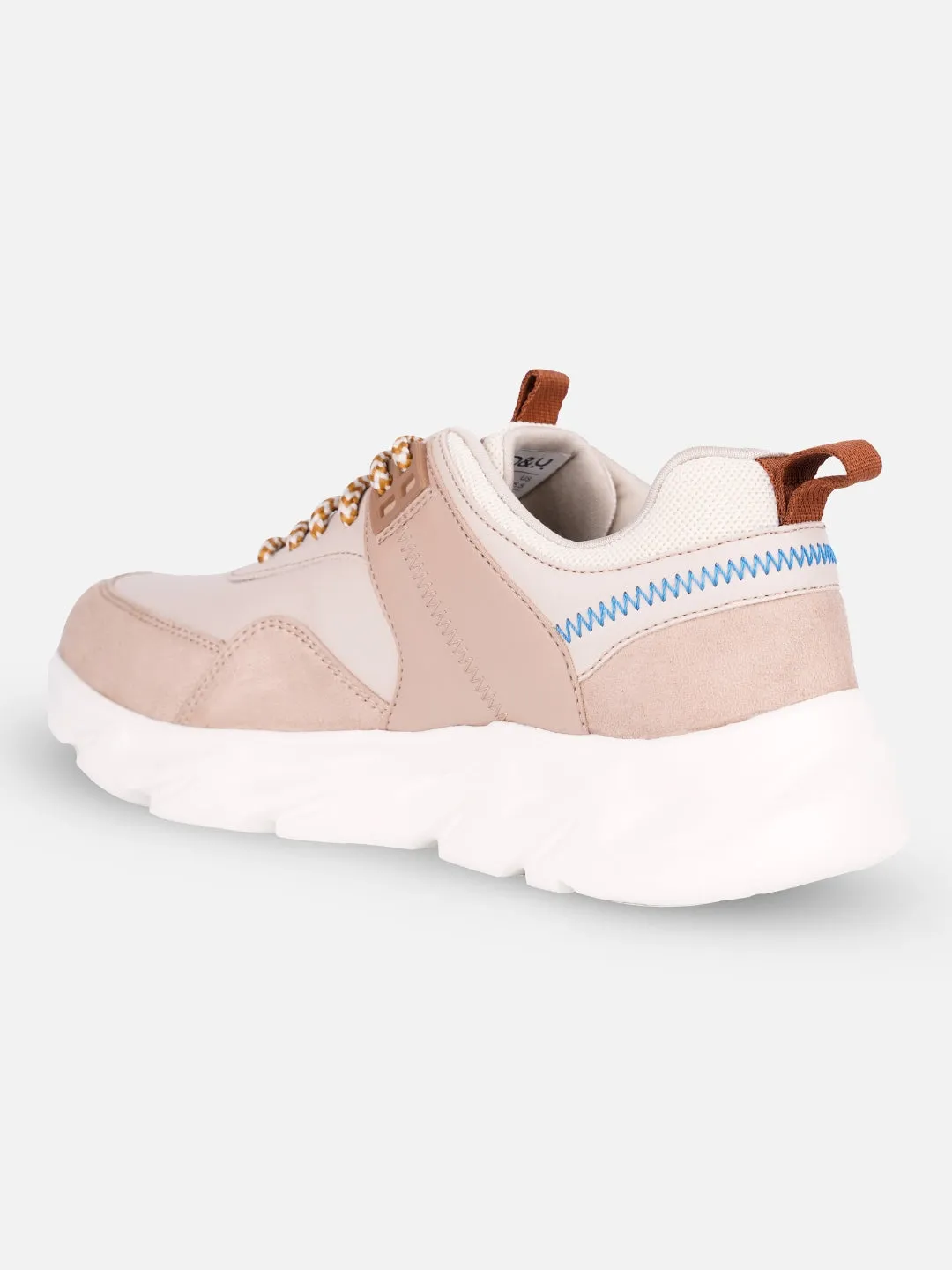 Women's Nude Cream All Seasons Wearing Sneakers (IU1005)