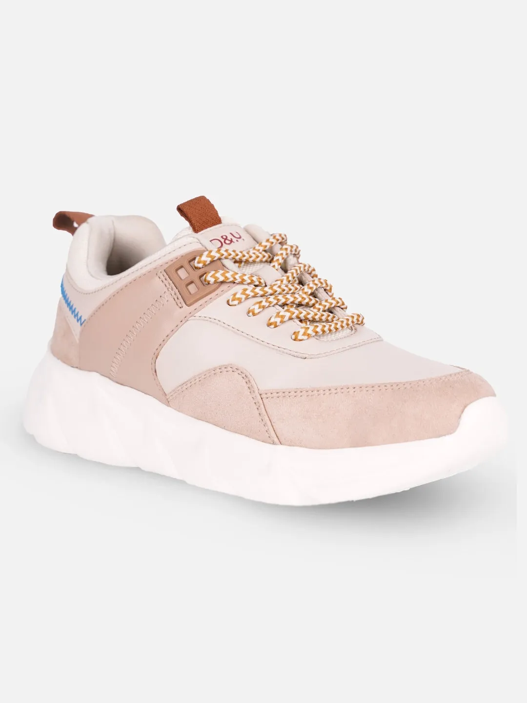 Women's Nude Cream All Seasons Wearing Sneakers (IU1005)