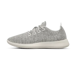 Women's Wool Runners - Dapple Grey (Cream Sole)